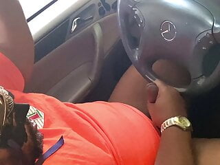 Ssecnirpnailati's Car Play With A Bright Orange Shirt free video