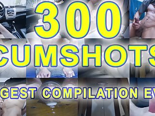 300 Cumshot Compilation - Biggest Compilation Ever free video