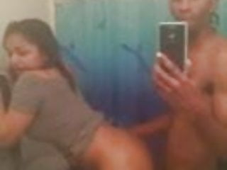 Indian Desi Looking Fucking Big Black Dick In The Bathroom free video