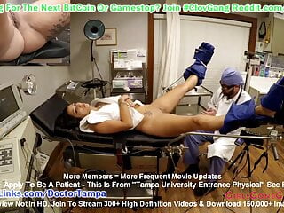 $Clov Stefania Mafra's Gyno Exam By Doctor Tampa & Nurse Lux free video