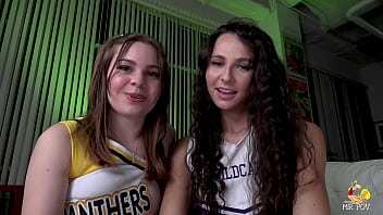 Barely Legal Cheerleaders Liz Jordan And Arianna Jade Busted By A Perverted Coach free video