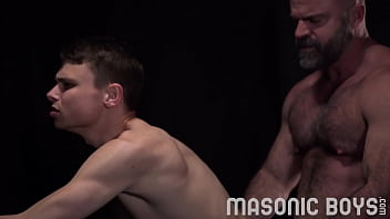 Masonicboys - Unsure Boy Stretches Hole And Gets Bred Before Daddy Cult free video