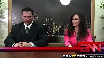 Brazzers - Big Tits At Work - Fuck The News Scene Starring Ariella Ferrera, Nikki Sexx And John Str free video