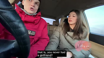 Spy Camera Real Russian Blowjob In Car With Conversations free video