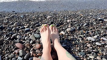 Sea-Salted Feet And Toes Of Dominatrix Nika. Lick Her Toes free video