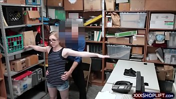 Geek Shoplifter Chick Gets Punished With A Huge Cock free video