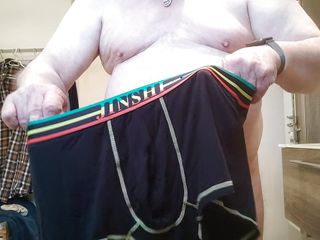 Drying After Shower And Play With My Asshole, Cock And Tits free video