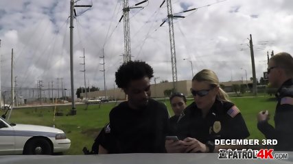 Busty Cops Found A Big Black Cock In The Street To Gag Deep free video
