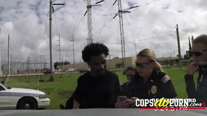 The Milf Patrol Will Fuck Hard With This Black Criminal After Arrest Him